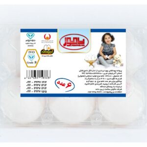 تخم مرغ سفید 6 عددی یامور
